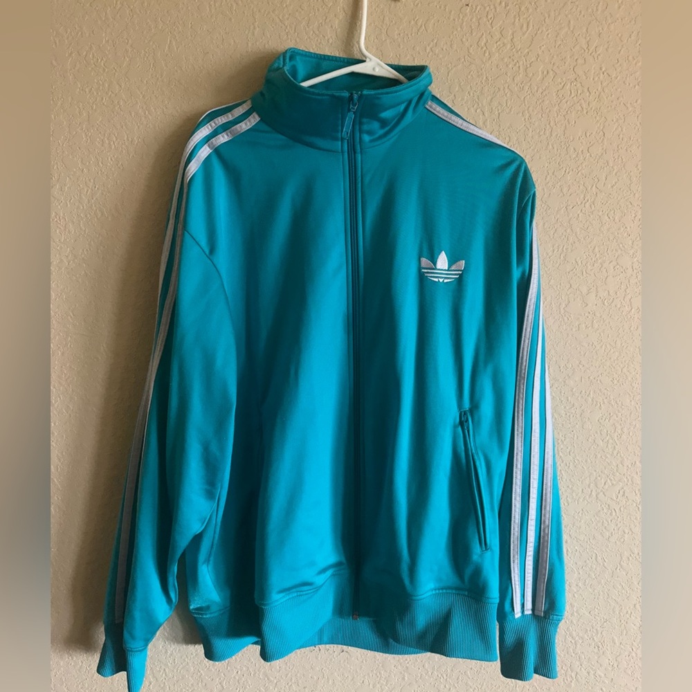 Adidas Originals Vintage Blue Track Jacket Size L/XL